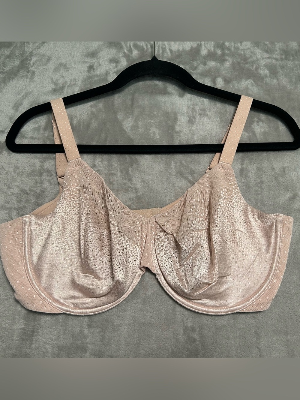 Wacoal Back Appeal Underwire Bra Beige Pink Women’s 38DDD